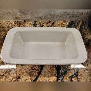 Fiesta 10 3/4 Inch x 5 3/4 Inch Loaf Pan Baker 1.4 Quarts WHITE